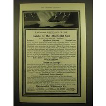 1924 Raymond & Whitcomb Co. Ad - Raymond-Whitcomb cruise Lands of the Midnight