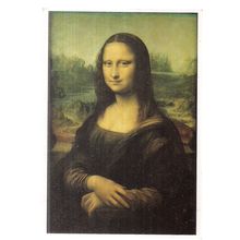 MONNA LISA, LOUVRE MUSEUM unused postcard musee du louvre paris #