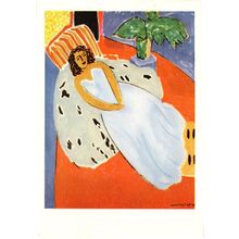 Matisse Young Woman In A Pelisse Painting Postcard