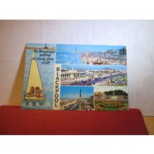 multiview, BLACKPOOL, LANCASHIRE. used postcard.. Colourmaster 1982 pm =