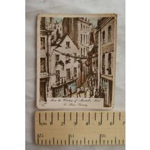 1938 hand-coloured cigarette card From Marshall's Hotel St. Pierre, Guernsey