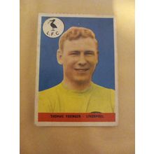 1958 A&BC bubble gum series LIVERPOOL THOMAS YOUNGER Goalkeeper 64