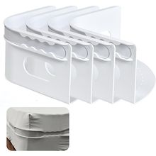 Bed Sheet Holder with Lock Strips - Heavy Duty Bed Sheet Corner Fastener Keep Sh