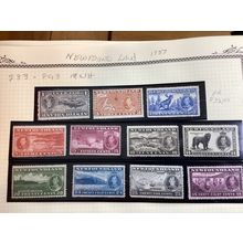 ICOLLECTZONE Newfoundland 233-243 VF NH Complete Set