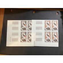 ICOLLECTZONE Mali C19-20 imperf Corner Margin Number Blocks XF NH (A200) birds