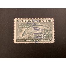 ICOLLECTZONE US Michigan 1957 Fine/Very Fine used