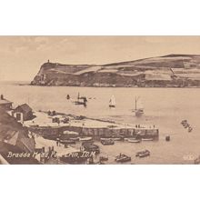 EC957 PORT ERIN -BRADDA HEAD . PRINTED POSTCARD