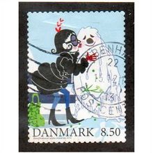 DEN 2010 8.50K 'WINTER STAMPS' FINE USED (EBID10745)