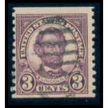 Used 600 3c Abraham Lincoln Barely Clears M09705