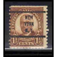 Used 684 1 1/2c Warren Harding Average PreCnx KA7050