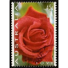 Australia 1994 Flowers 45c Used Stamp Rose Love