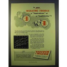 1946 Babcock & Wilcox Insulating Firebrick Ad