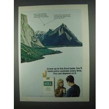 1967 Kool Cigarettes Ad - Come Up to the Kool Taste