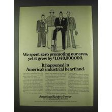 1978 American Electric Power Ad - Promoting Our Area