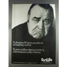1980 Sun Life of Canada Insurance Ad - Jonathan Winters