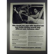 1980 American Insurance Association Ad - Identical Cars