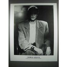 1987 Giorgio Armani Fashion Ad