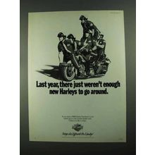 1988 Harley-Davidson Motorcycles Ad - Weren't Enough