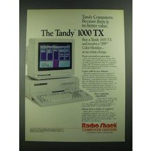 1988 Radio Shack Tandy 1000 TX Computer Ad - No Better Value