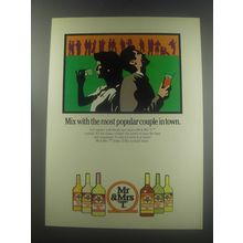 1985 Mr & Mrs T Cocktail Mixes Ad - Mix with the most popular couple in town