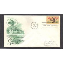FDC Art Craft 1552 10c Christmas (Cachet-Penciled/A) CV42254