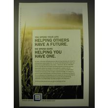 2005 TIAA-CREF Financial Services Ad - You spend your life helping others