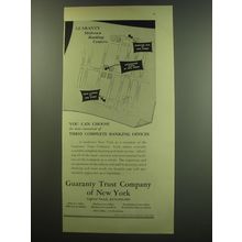 1949 Guaranty Trust Company of New York Ad - You can choose the most convenient