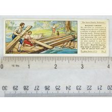 1935 Typhoo Swiss Family Robinson No. 5 Building a bridge