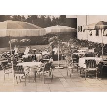 Motel Treffpunkt Hannover Vintage Gardens German Postcard