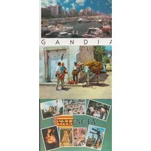 Gandia Valencia 3x Postcard