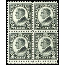 612, Mint VF NH 2¢ Block of Four Stamps CV $130.00 *-* Stuart Katz