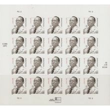 Dr. Jonas Salk Sheet of Twenty 63 Cent Postage Stamps Scott 3428