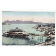 Promenade Pier Plymouth Postcard Devon 21123