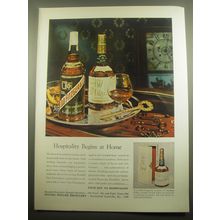 1959 Old Fitzgerald Bourbon Ad - Hospitality begins at home