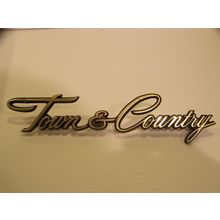 1969 CHRYSLER TOWN & COUNTRY EMBLEM OEM #2902894
