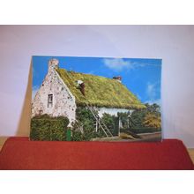 THATCHED COTTAGE, NORTHERN IRELAND used postcard dated 1969 =