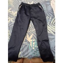 girls navy trackpants no tag for size estimate size 14 - 16