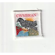 Scout Badge Wales - Cwmbran - Hessian Back(BY191)