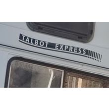 2 x Campervan Motorhome Decal Talbot Express DECAL, GRAPHIC, STICKER #D20