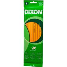 Dixon Yellow Pencils 8 Count Single Pack