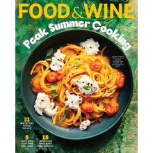 FOOD & WINE-AUGUST 2025-PEAK SUMMER COOKING-NEW-NO LABEL-FAST SHIPPING
