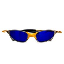 hcs X-Metal Juliet 24k Gold Sunglasses Dark Blue lenses
