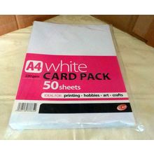 50 Sheets of A4 White Card - 220gsm