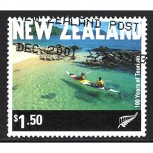 NEW ZEALAND 2001: TOURISM CENTENARY - $1.50 USED (G2)