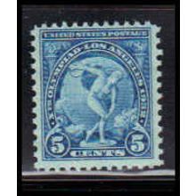719 5c Discuss Thrower Just Clears MNH Z0876