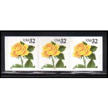 3054 32c Yellow Rose Very Fine MNH PNC 1112/3 PA3662