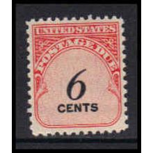 J94 6c Postage Due Almost Very Fine MNH K5459