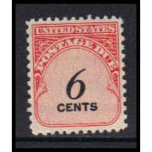 J94 6c Postage Due Almost Very Fine MNH K5459