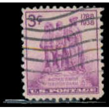 Used 837 3c Northwest Territory Fine M08184