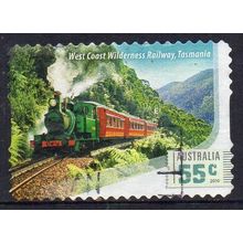 Australia 2010 Great Aust Railway Journeys - West Coast Wilderness 55c s/a Used